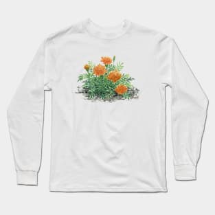 November 7th birthday flower. Long Sleeve T-Shirt